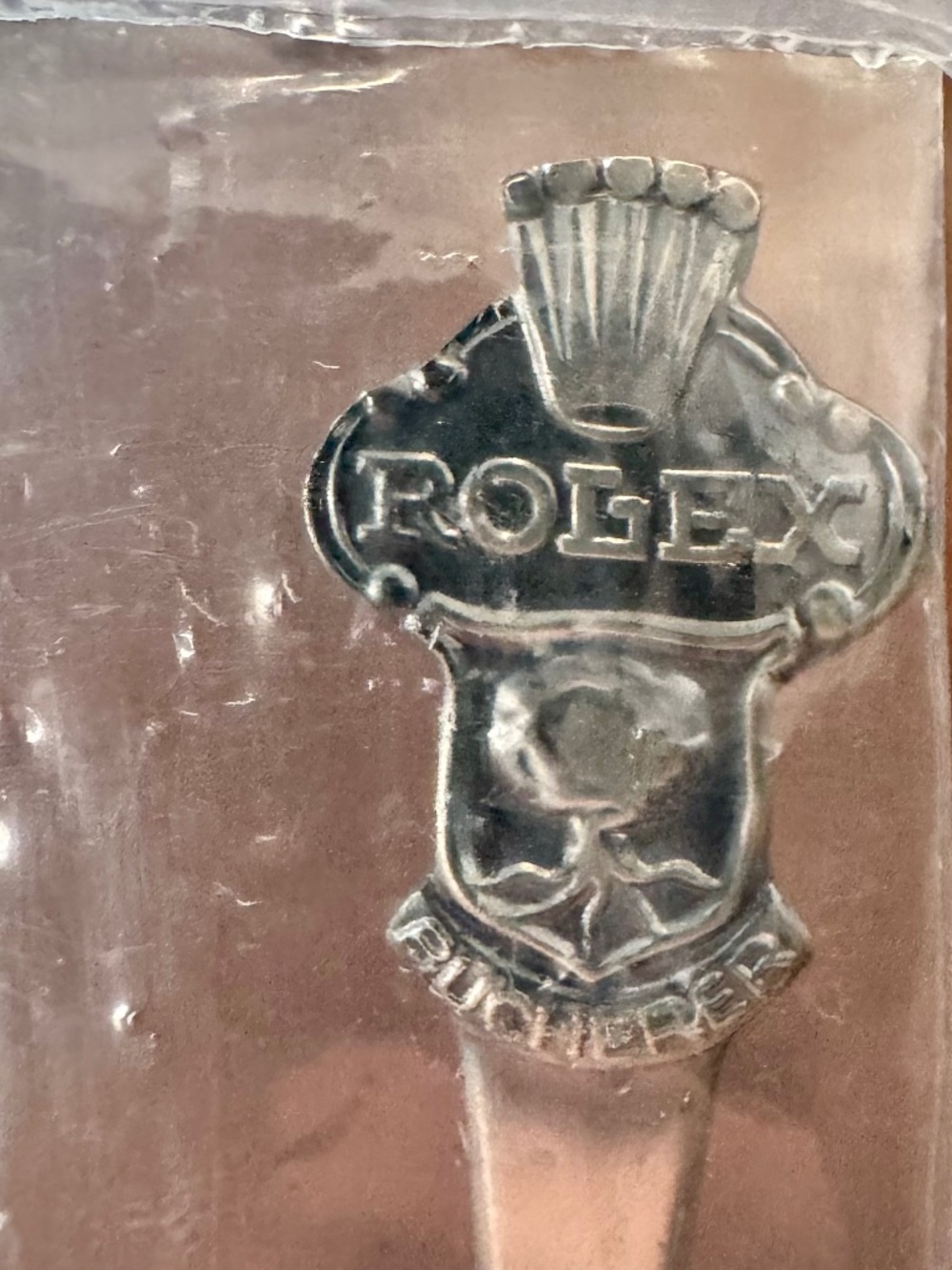 Vintage Rolex watch Boucheret Souvenir Spoon